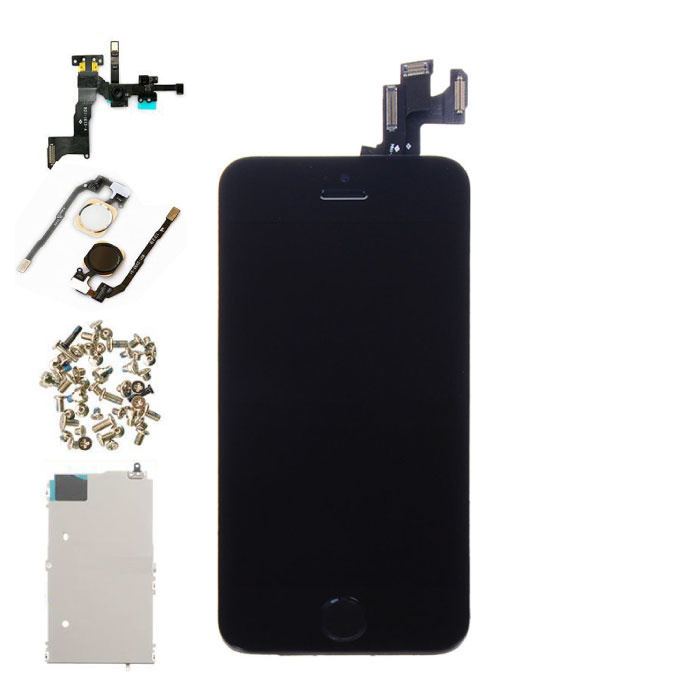 Pantalla preensamblada para iPhone 5S (pantalla táctil + LCD + piezas) Calidad AA + - Negro