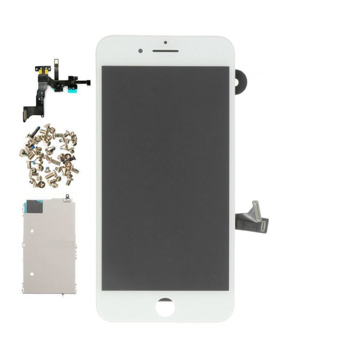 iPhone 8 Plus Voorgemonteerd Scherm (Touchscreen + LCD + Onderdelen) AA+ Kwaliteit - Wit