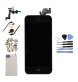 Stuff Certified® Schermo preassemblato per iPhone 5 (touchscreen + LCD + parti) AAA + qualità - nero + strumenti