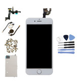 Stuff Certified® iPhone 6 4,7-calowy wstępnie zmontowany wyświetlacz (ekran dotykowy + LCD + części) Jakość AAA + - biały + narzędzia