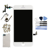 Stuff Certified® iPhone 7 Wstępnie zmontowany ekran (ekran dotykowy + LCD + części) Jakość AAA + - biały + narzędzia