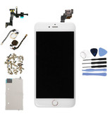 Stuff Certified® Écran pré-assemblé pour iPhone 6S Plus (écran tactile + LCD + pièces) Qualité AAA + - Blanc + Outils