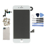 Stuff Certified® Pantalla preensamblada del iPhone 8 (pantalla táctil + LCD + piezas) Calidad A + - Blanco + Herramientas