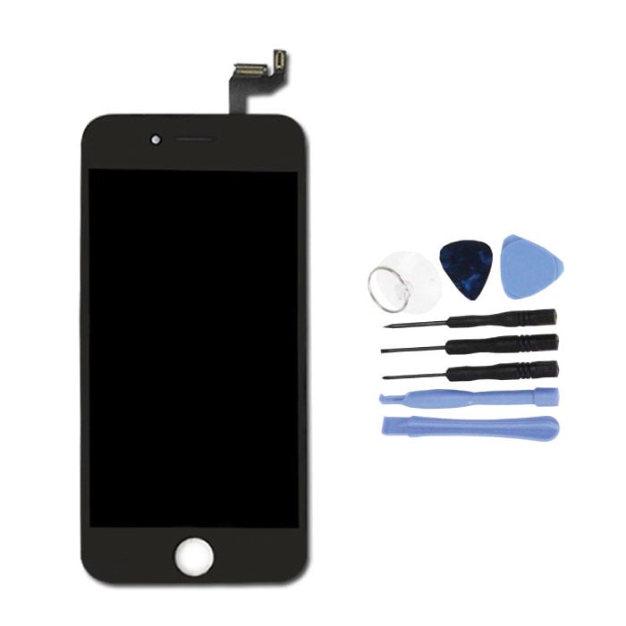 iPhone 6S 4,7-calowy ekran (ekran dotykowy + LCD + części) Jakość AAA + - czarny + narzędzia