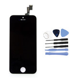 Stuff Certified® Ekran iPhone 5C (ekran dotykowy + LCD + części) Jakość AAA + - czarny + narzędzia
