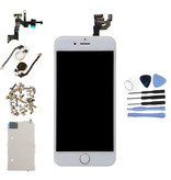 Stuff Certified® Écran pré-assemblé pour iPhone 6 4,7 "(écran tactile + LCD + pièces) AA + Qualité - Blanc + Outils