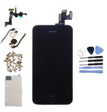 Stuff Certified® Écran pré-assemblé pour iPhone 5S (écran tactile + LCD + pièces) AA + Qualité - Noir + Outils