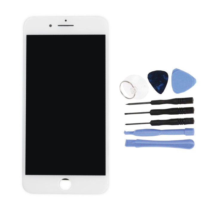 Pantalla iPhone 7 Plus (Pantalla táctil + LCD + Partes) Calidad AA + - Blanco + Herramientas