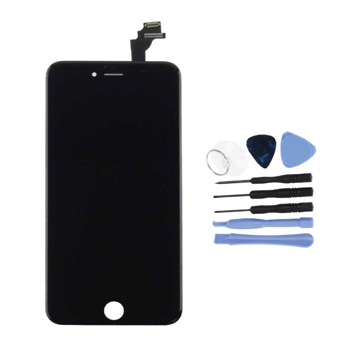 Pantalla iPhone 6 Plus (Pantalla táctil + LCD + Partes) Calidad AA + - Negro + Herramientas