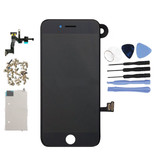 Stuff Certified® Écran pré-assemblé pour iPhone 7 (écran tactile + LCD + pièces) A + Qualité - Noir + Outils