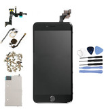 Stuff Certified® Pantalla preensamblada del iPhone 6 Plus (pantalla táctil + LCD + piezas) Calidad A + - Negro + Herramientas