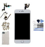 Stuff Certified® iPhone 6 4.7 "Pre-assembled Screen (Touchscreen + LCD + Parts) A + Quality - White + Tools