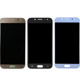 Stuff Certified® Écran Samsung Galaxy J5 J530 2017 (Écran tactile + AMOLED + Pièces) A + Qualité - Noir / Bleu clair / Or