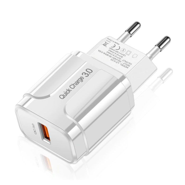 OLAF Qualcomm Charge rapide 3.0 USB Wall Charger Chargeur Accueil Chargeur AC Adaptateur prise - Blanc
