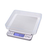 Stuff Certified® Balanza portátil de precisión digital, balanza LCD, báscula 500g - 0.01g