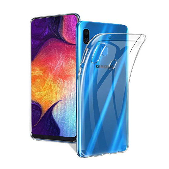 Coque en TPU en silicone transparente pour Samsung Galaxy A50