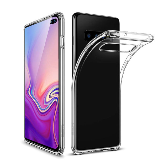 Samsung Galaxy S10 Plus transparente durchsichtige Hülle Silikon TPU Hülle