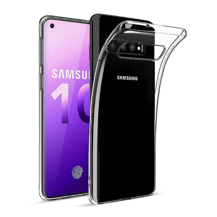 Custodia in silicone TPU trasparente per Samsung Galaxy S10