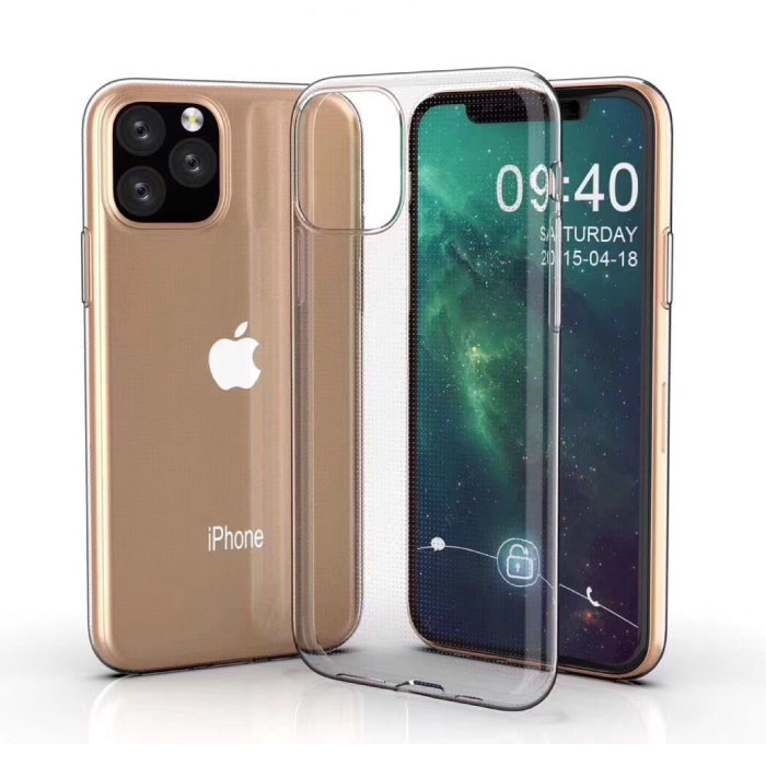 Coque en TPU en silicone transparente pour iPhone 11 Pro Max