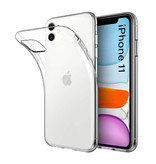 Stuff Certified® Custodia in silicone TPU trasparente per iPhone 11