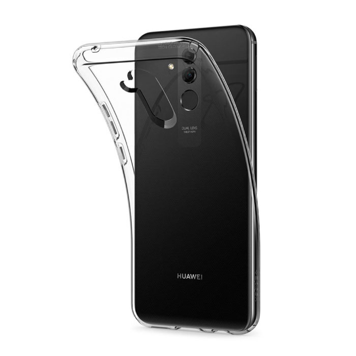 Coque en TPU en silicone transparente pour Huawei Mate 20 Lite