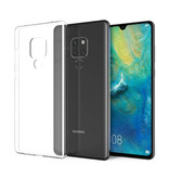 Stuff Certified® Huawei Mate 20 Funda transparente transparente Funda de silicona TPU