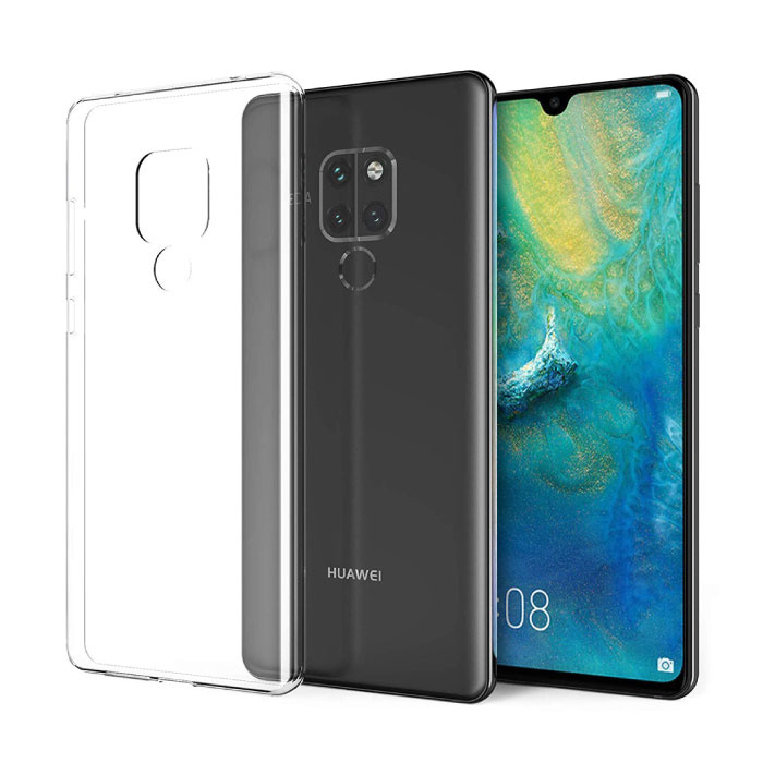 Custodia in silicone TPU trasparente per Huawei Mate 20