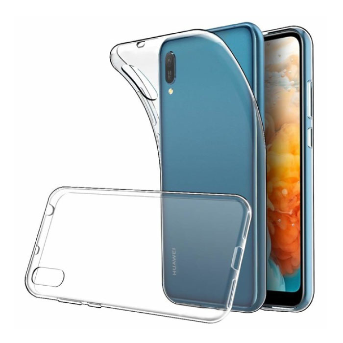 Custodia in silicone TPU trasparente per Huawei Y5 2019