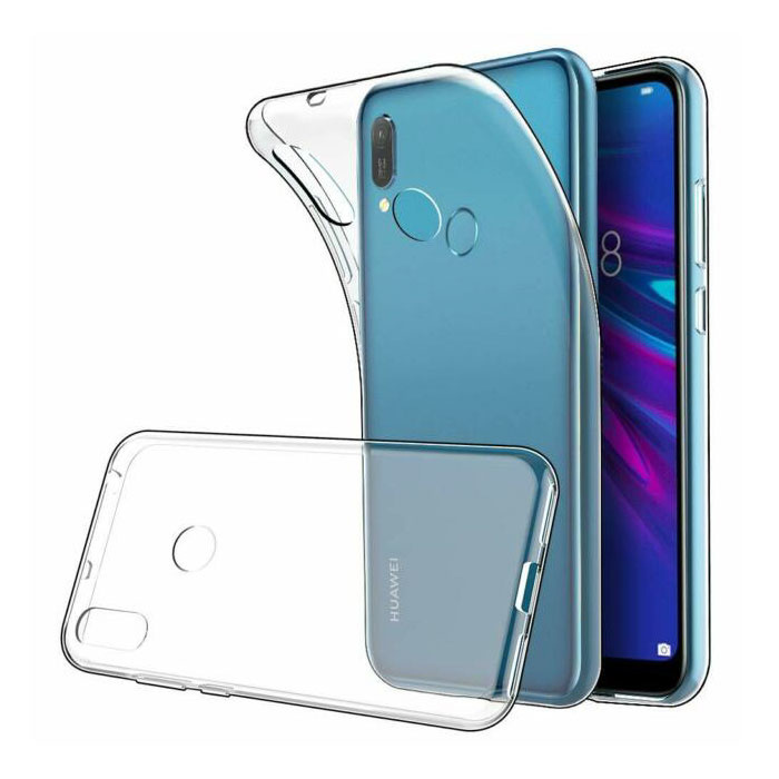 Stuff Certified® Custodia in silicone TPU trasparente per Huawei Y6 2019