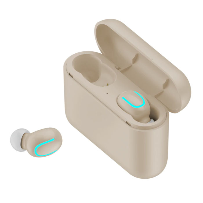 TWS Auriculares inalámbricos Bluetooth 5.0 Auriculares inalámbricos Auriculares Auriculares Auriculares Beige - Sonido claro