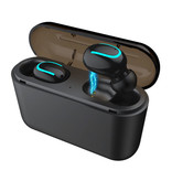 Stuff Certified® TWS Draadloze Bluetooth 5.0 Oortjes Wireless Buds Earphones Earbuds Oortelefoon Zwart - Helder Geluid