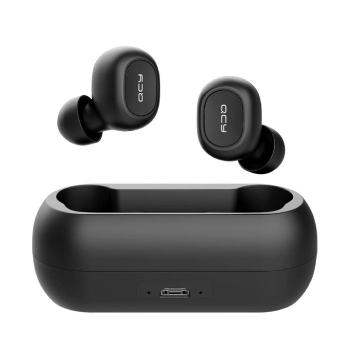 QCY T1C Bezprzewodowe słuchawki Bluetooth 5.0 Słuchawki douszne Bezprzewodowe słuchawki Słuchawki douszne Czarne - czysty dźwięk