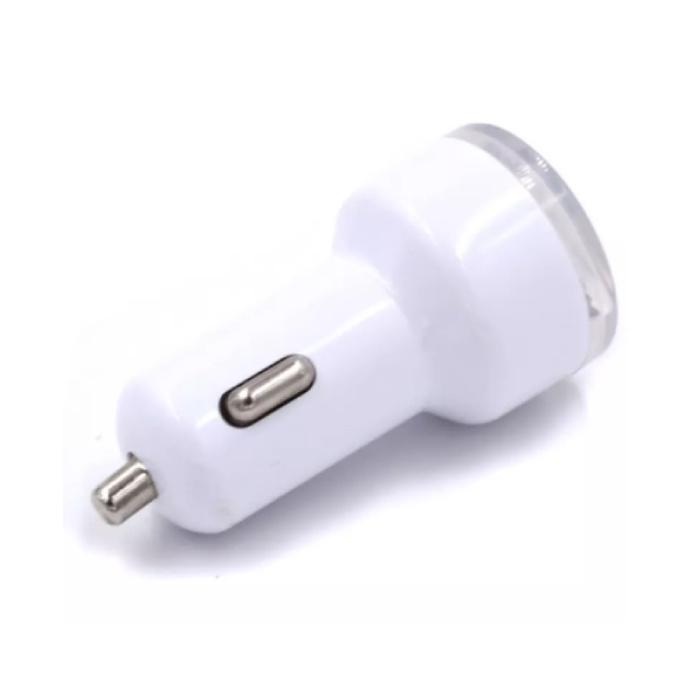 5-Pack High Speed Double Car Charger / Dual Carcharger White