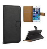 Stuff Certified® iPhone 8 Plus - Etui z klapką z klapką Cas Case Wallet w kolorze czarnym