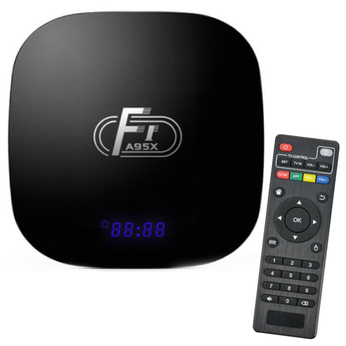 F1 A95X 4K TV Box Media Player Android Kodi - 2 GB di RAM - 16 GB di spazio di archiviazione