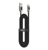 iHaitun Cavo di ricarica USB-C Cavo dati per caricabatterie in nylon intrecciato da 1,2 metri Ricarica rapida 4.0 Android Nero