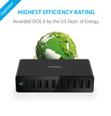 ANKER PowerPort 10 Stacja ładująca USB 60 W 10-portowa ładowarka ścienna Ładowarka domowa Wtyczka Ładowarka