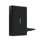 ANKER PowerPort 10 Estación de carga USB 60W Cargador de pared de 10 puertos Cargador doméstico Adaptador de cargador de enchufe