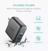 ANKER Elite Dual Port Wall Charger Wallcharger AC Home Charger Plug Charger Adapter Black