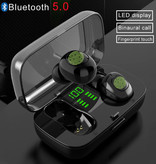 Stuff Certified® XG23 TWS Wireless Smart Touch Control Earphones Bluetooth 5.0 In-Ear Wireless Earbuds Earphones Earbuds 450mAh Black