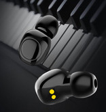 Stuff Certified® XG23 TWS Auriculares inalámbricos con control táctil inteligente Bluetooth 5.0 Auriculares inalámbricos en la oreja Auriculares Auriculares 450mAh Negro
