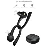 Caletop Écouteurs de contrôle tactile intelligents sans fil Sport TWS Bluetooth 5.0 écouteurs intra-auriculaires sans fil écouteurs écouteurs 400mAh rouge