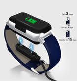 Lemfo T89 Smartwatch Activity Tracker + Drahtlose TWS-Kopfhörer Drahtlose Ohrhörer Fitness Sport iOS Android Brown