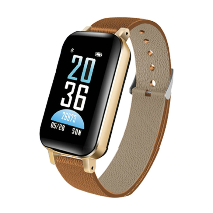 T89 Smartwatch Activity Tracker + TWS Écouteurs sans fil Écouteurs sans fil Fitness Sport iOS Android Brown