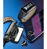Lemfo T89 Smartwatch Activity Tracker + Drahtlose TWS-Kopfhörer Drahtlose Ohrhörer Fitness Sport iOS Android Blue