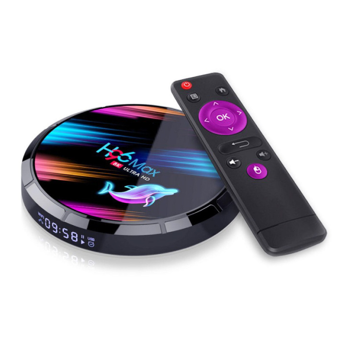 H96 Max 8K TV Box Media Player Android Kodi - 4 GB di RAM - 32 GB di spazio di archiviazione