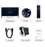 Stuff Certified® H96 Max 8K TV Box Odtwarzacz multimedialny Android Kodi - 4 GB pamięci RAM - 32 GB pamięci