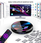 Stuff Certified® H96 Max 8K TV Box Media Player Android Kodi - 4 Go de RAM - 64 Go de stockage