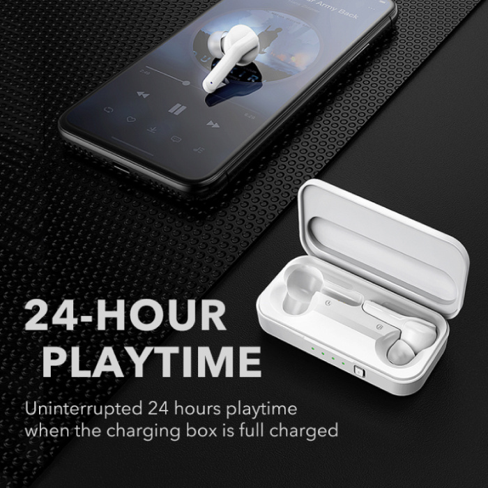 MIFA X3 TWS Wireless Smart Touch Control Earpieces Bluetooth 5.0 In-Ear Wireless Buds Earphones Earbuds 430mAh Earphone Black