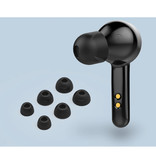 MIFA X3 TWS Auriculares inalámbricos con control táctil inteligente Bluetooth 5.0 Auriculares inalámbricos en la oreja Auriculares Auriculares 430mAh Negro